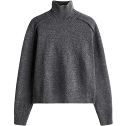 H&M Turtleneck Jumper - Dark Grey Marl