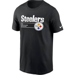 Nike Men's Black Pittsburgh Steelers Division Essential T-Shirt