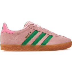 adidas Junior Gazelle - Clear Pink/Court Green/Bliss Pink
