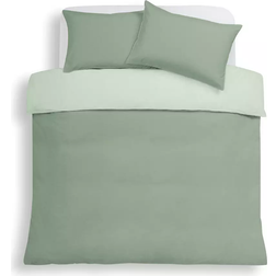 Habitat Cord Bedding Set - Double Duvet Cover Green (200x200cm)