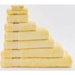 Dunelm Egyptian Cotton Bath Towel Yellow (140x80cm)