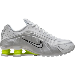 NIKE Shox R4 W - White/Metallic Silver/Volt