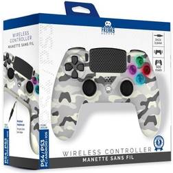 Trade Invaders Wireless Controller for PS4 LED-White Camo