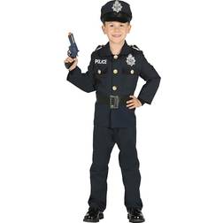 Fiestas Guirca Child Policeman Policewoman Costume