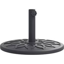 vidaXL Parasolfod Ø38/48 mm Stænger 12 kg Rund