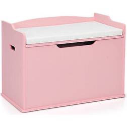 Baby Joy Kids Wooden Flip-Top Storage Toy Box 37 lbs