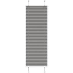 vidaXL Plisségardin Antracit 45x150 cm Stofbredde 44.4 cm