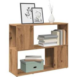 vidaXL Artisan Oak Cabinet 80 x 24 x 63 cm Book Shelf