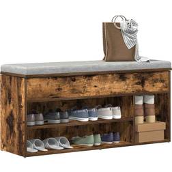 vidaXL 859140 Smoked Oak Skohylle 102x45cm