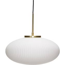 Hübsch Serene Brass/White Pendel ∅ 40cm