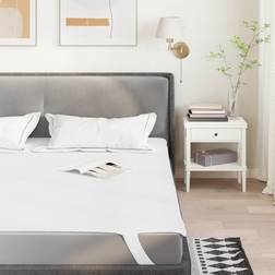 vidaXL Protector White 200x220 cm Waterproof Mattress Cover White (220x200cm)