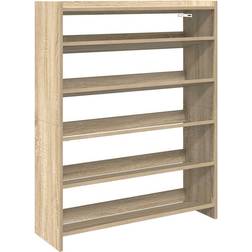 vidaXL Engineered Wood Sonoma Oak Skostativ 80x100cm
