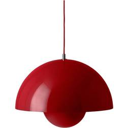 &Tradition Flowerpot VP7 Vermilion Red Pendant Lamp 14.6"