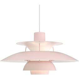 Louis Poulsen PH 5 Monochrome Pale Rose Pendant Lamp 50cm