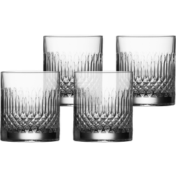 Luigi Bormioli Diamante Whisky Glass 38cl 4pcs