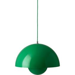 &Tradition Flowerpot VP7 Signal Green Pendant Lamp 14.6"