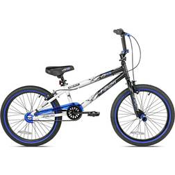 Kent Bicycles Ambush BMX Bike 20" White/Blue/Black Kids Bike