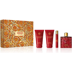 Versace Eros Flame Gift Set EdP 100ml + EdP 9ml + After Shave Balm 70g + Shower Gel 70g