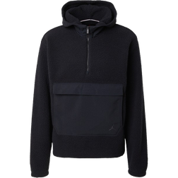 NIKE Jordan Flight Men's High-Pile Fleece Pullover Hoodie - Black