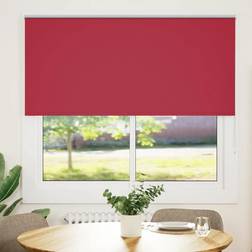 vidaXL Rullgardin Mörkläggningsröd 150x175 cm Tyg 146,6 cm
