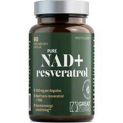 Great Essentials Pure NAD+ 300mg Resveratrol 60 st