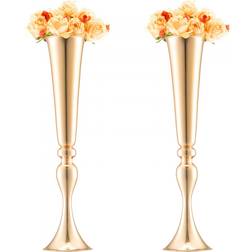 VEVOR Wedding Flower Stand for Decoration French Gold Vas 56cm 2st