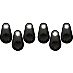 Evermart Bluetooth Key Finder Black 6-Pack