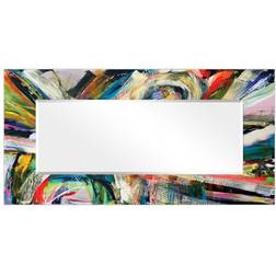 Orren Ellis Rock Star Multicolour Floor Mirror 36x72"