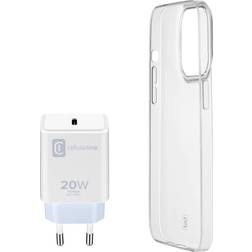 Cellularline Starter Kit Charger Case f. iPhone 14 Pro Max