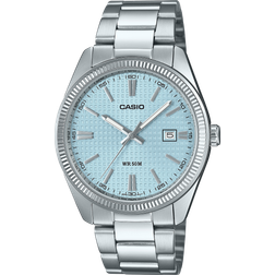 Casio watch mtp-1302pe-2avef hellblau uhr, neu