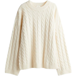 H&M Cable-Knit Sweater - Cream