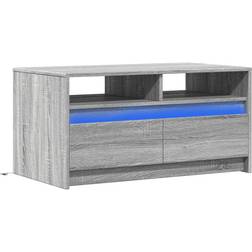 vidaXL Engineered Wood Grey Sonoma Soffbord 50x90cm
