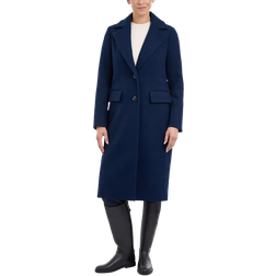 Michael Kors Women's Single Breasted Coat - Midnight