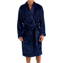 Club Room Men's Plush Pajama Robe - Baritone Blue