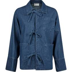 Neo Noir Starlie Denim Shirt - Dark Blue