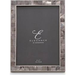 Impressions Elegance Mother Of Pearl Grey Photo Frame 14.8x19.2cm
