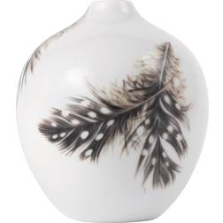 Royal Copenhagen Guinea Fowl White/Brown Vas 13cm