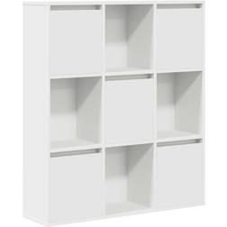 vidaXL 89 x 24 x 101.5 cm Konstrueret Træ Hvid Bogreol
