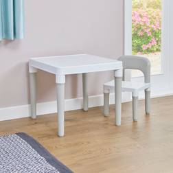 Isabelle & Max Rivka Kids 2 Piece Square Table and Chair Set