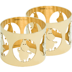 Hilke Collection X Mumitrold Mumitroldtrollet 2-pak Guld Servietring 2stk