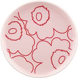 Marimekko Piirto Unikko Ø13.5 cm Rosa Flat tallrik