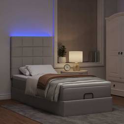 vidaXL Ottoman Sängram Med Madrass 100x200 cm Sängpaket