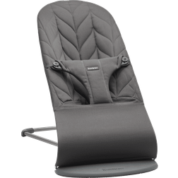 BabyBjörn Bouncer Bliss Anthracite Woven Petal Quilt Dark Grey