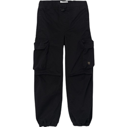 Name It Kid's Parachute Trousers - Black