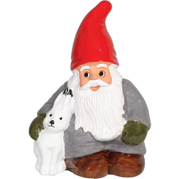 BERG Santa Claus 2024 with Winter Hare White/Red/Grey Juldekoration