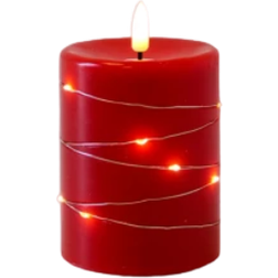 Block Red LED-lys 10cm