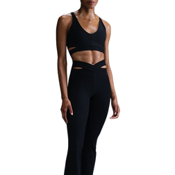 Nike Zenvy Rib Women's Light-Support Padded Sports Bra - Black