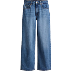 H&M Wide High Jeans - Blau