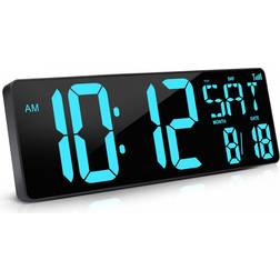 Beyond Time Digitalt LED Wi-Fi Ice Blue Vægur 42cm