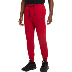 NIKE Tech Men's Fleece Joggers - Gym Red/Black